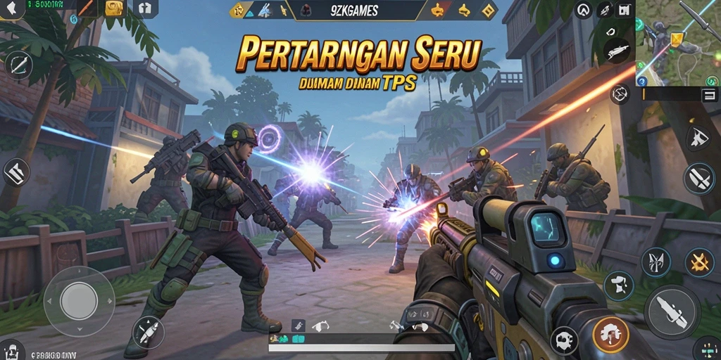 Gameplay seru di 9ZKGAMES dengan berbagai pertempuran strategis.