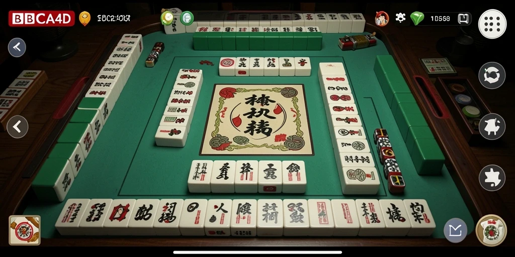 Tampilan permainan Mahjong BBCA4D yang menakjubkan dalam aksi.